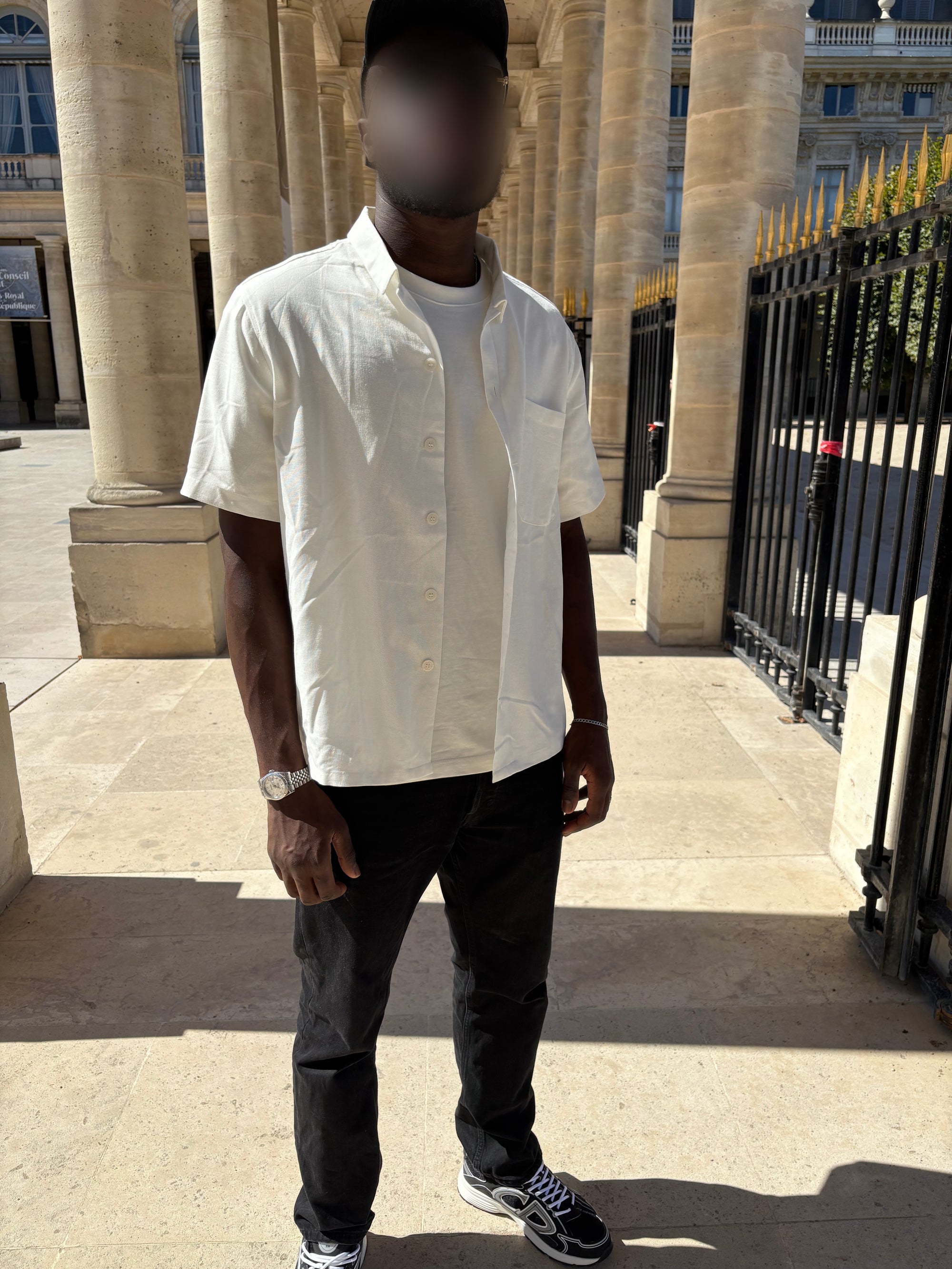 Chemise en lin - Blanc