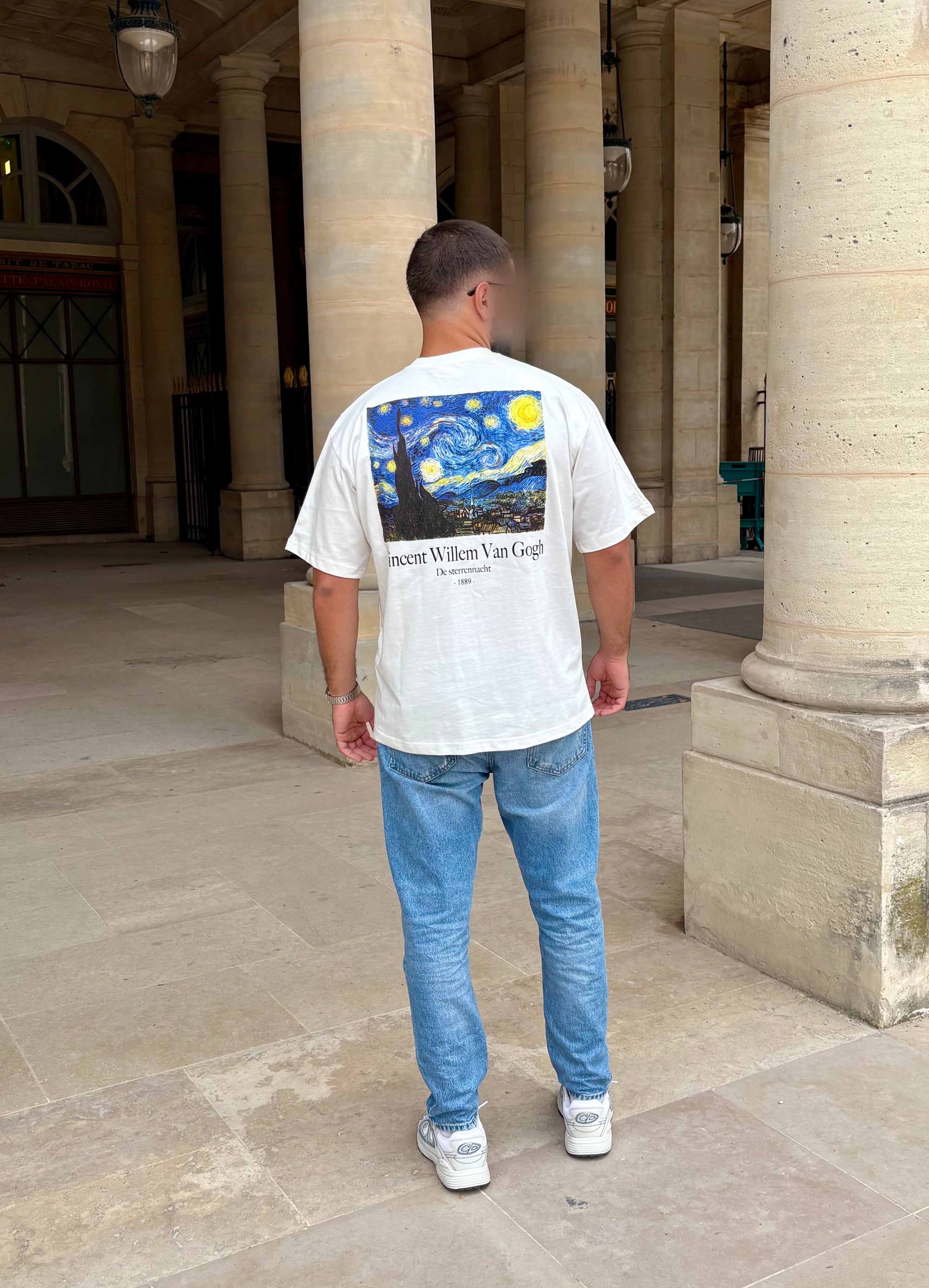 T-shirt ART Van Gogh - Blanc