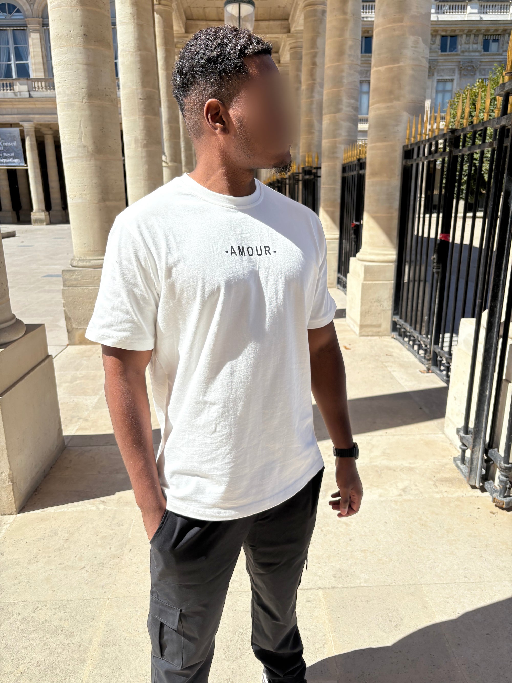 T-shirt AMOUR - Blanc