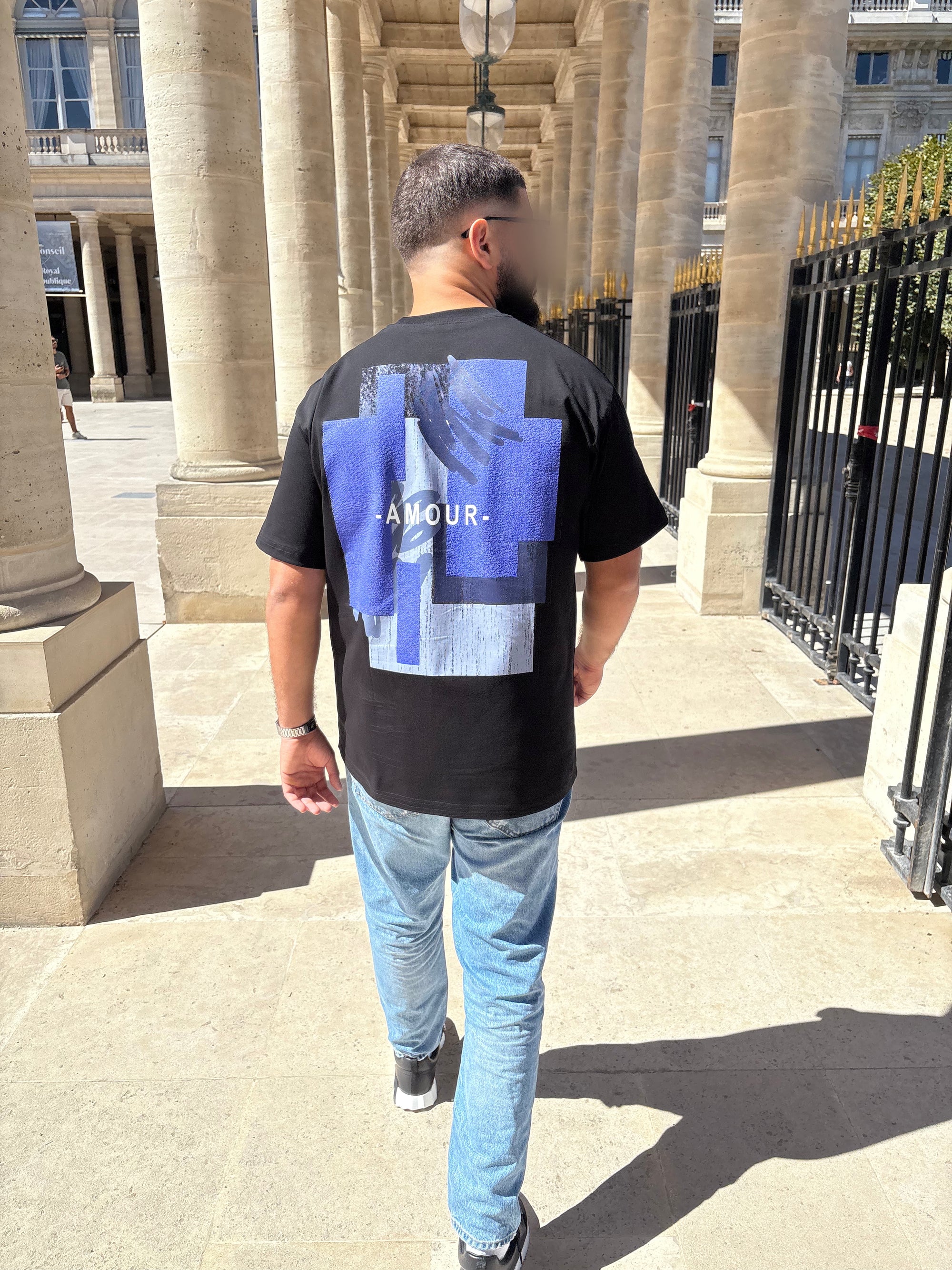 T-shirt AMOUR - Noir