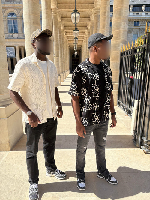 Chemise en maille - Noir