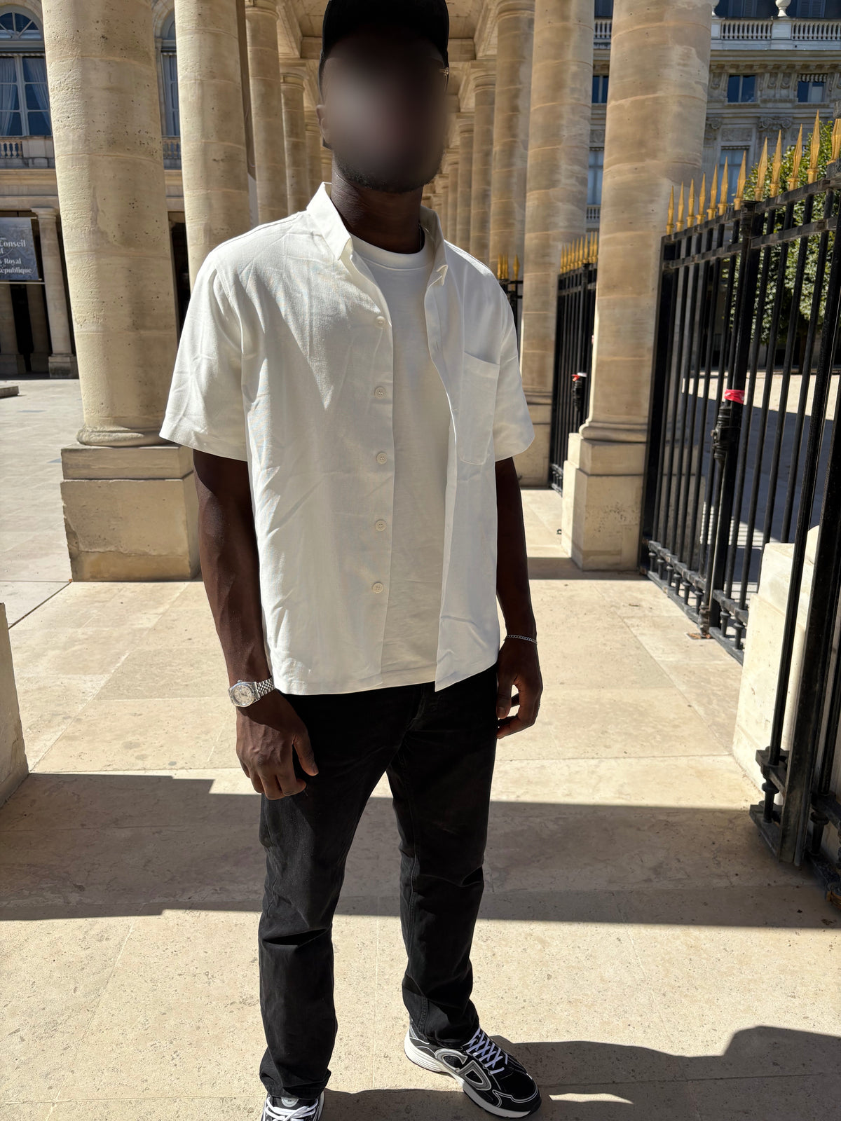 Chemise en lin - Blanc