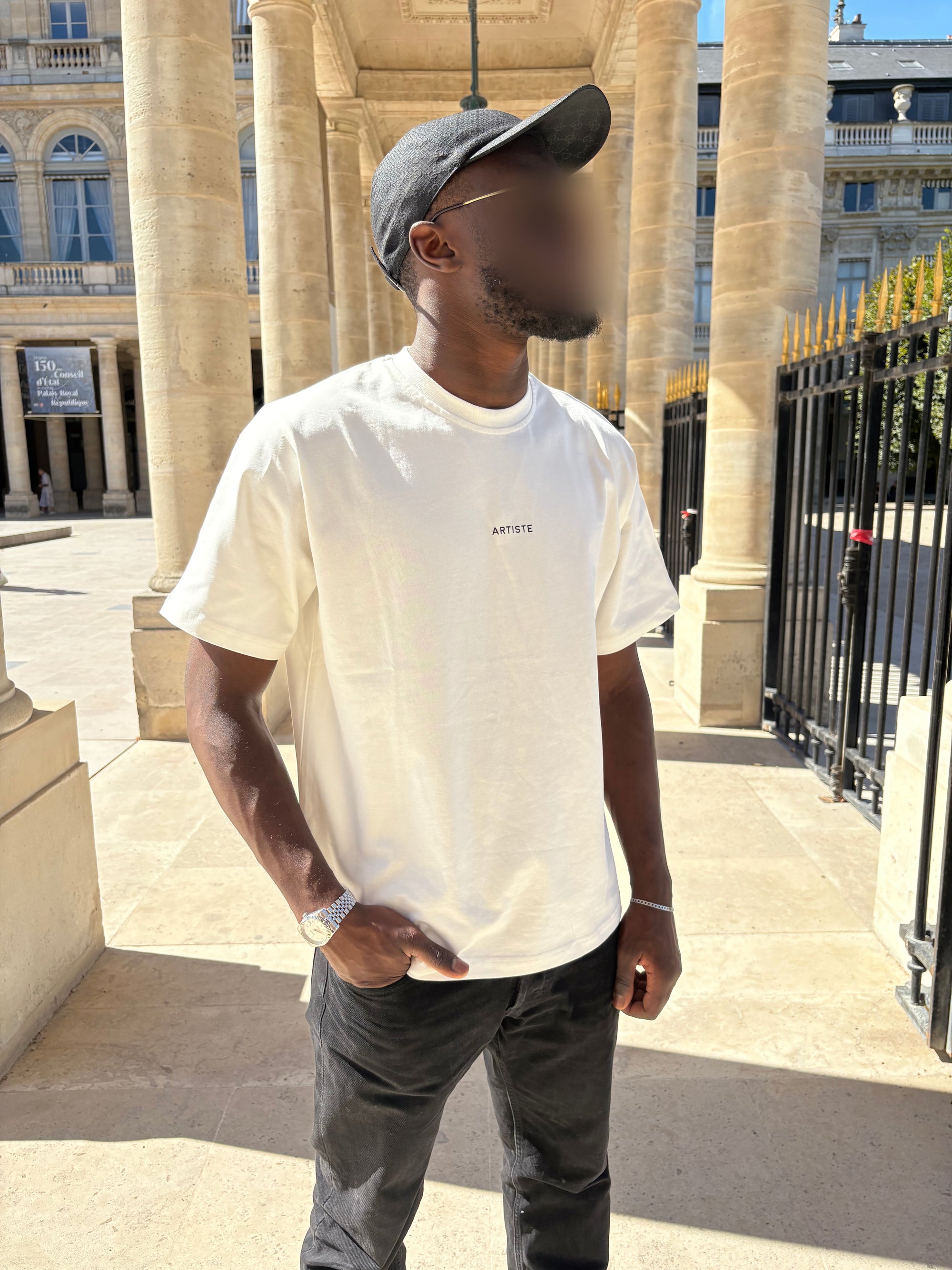 T-shirt ARTISTE - Blanc