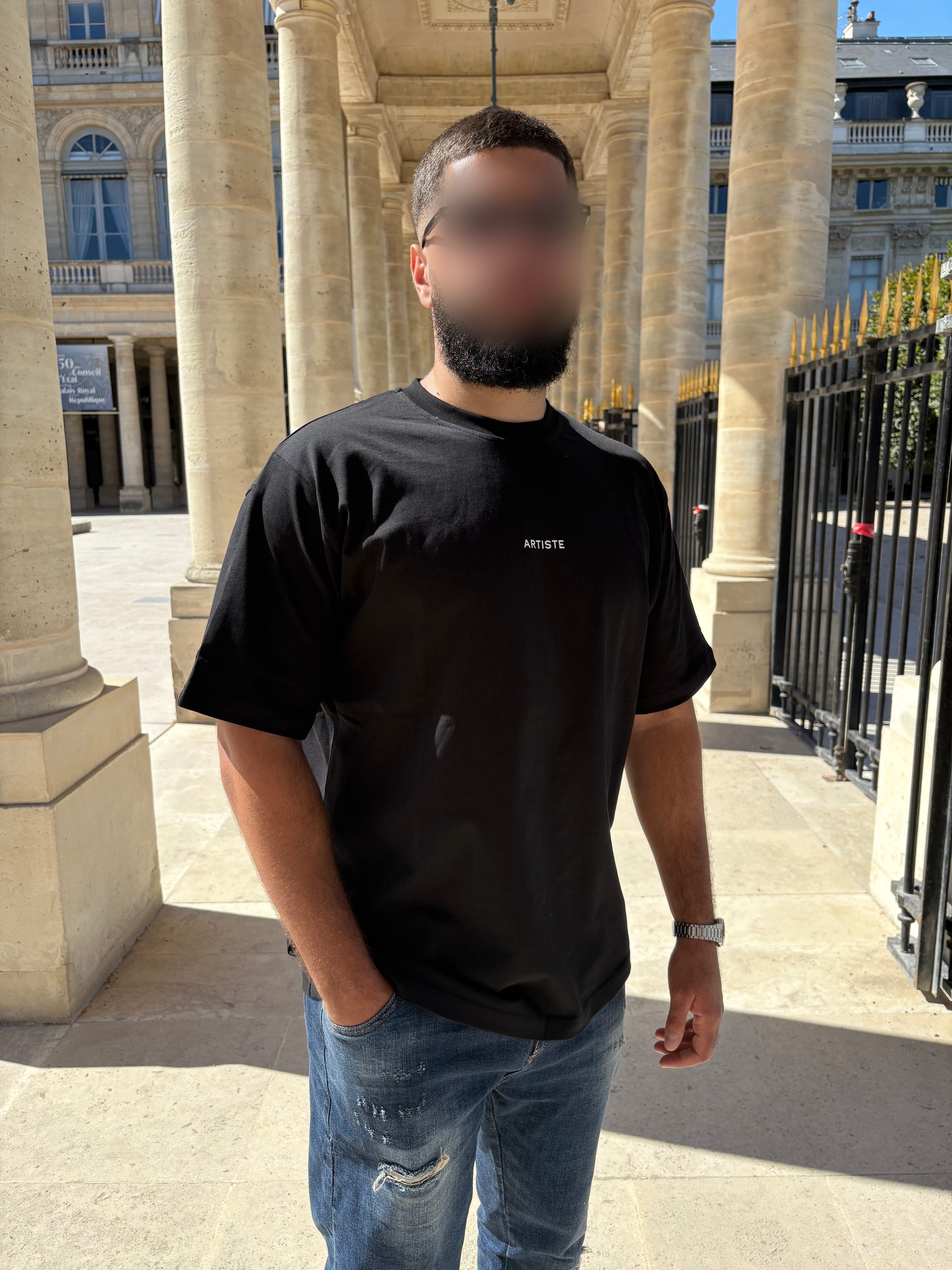 T-shirt ARTISTE - Noir